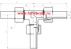 Соединение тройниковое 2-6 ГОСТ 24492-80